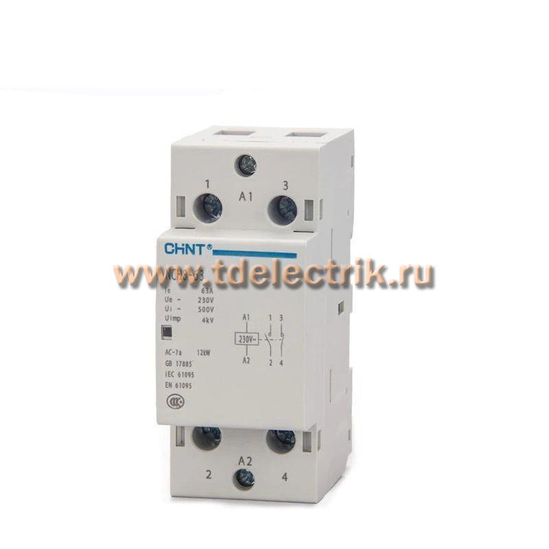 Фотография №1, Контактор модульный NCH8-63/11 63А 1НЗ+1НО AC24В, 50Гц (R)