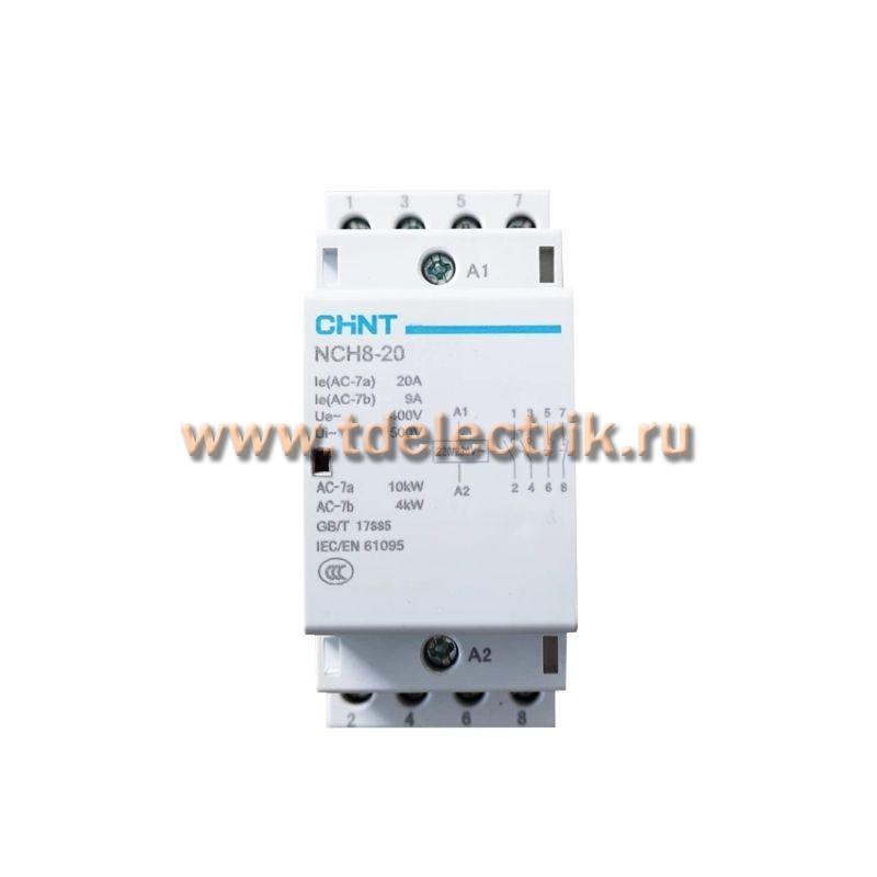 Фотография №1, Контактор модульный NCH8-20/22 20А 2НЗ+2НО AC220/230В, 50Гц (R)
