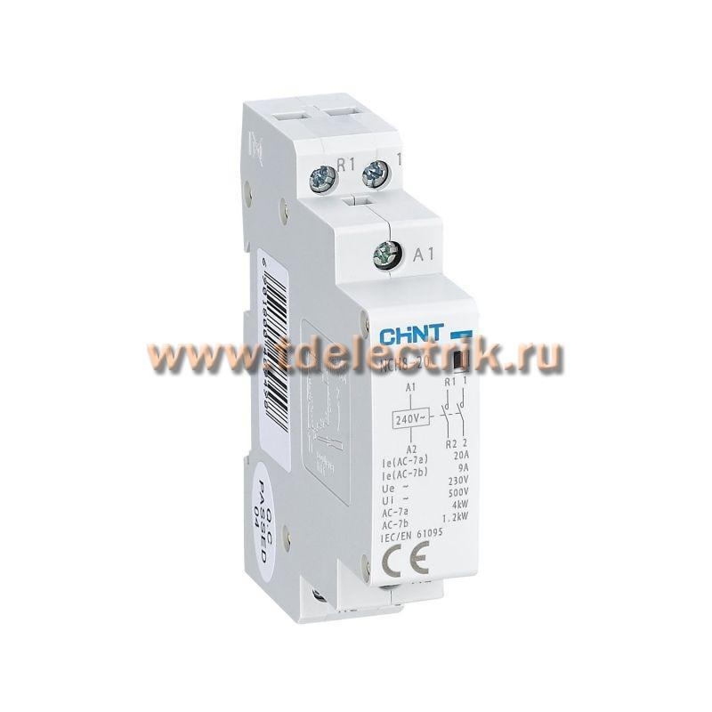 Фотография №1, Контактор модульный NCH8-20/20 20А 2НО AC24В, 50Гц (R)