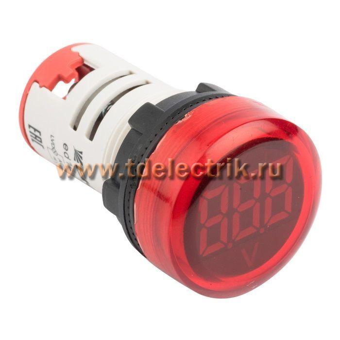 Фотография №1, Индикатор значения напряжения красный  ED16-22VD EKF PROxima