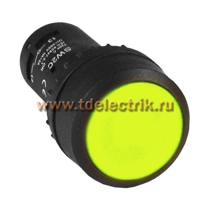 Фотография №1, Кнопка SW2C-11 возвратная желтая NO+NC EKF PROxima