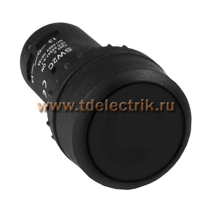 Фотография №1, Кнопка SW2C-11 возвратная черная NO+NC EKF