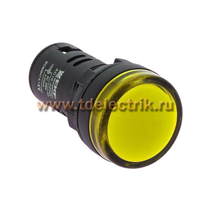 Фотография №1, Матрица светодиодная AD16-16HS желтая 24 В AC/DC (16мм) EKF PROxima