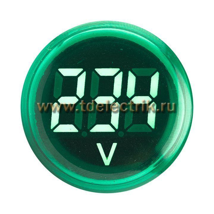 Фотография №1, Индикатор значения напряжения зеленый ED16-22VD EKF PROxima