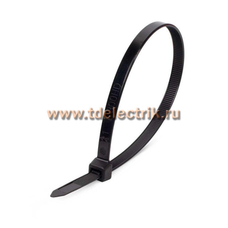 Фотография №1,  Стяжки нейлоновые КСС 4x100 (черн) (100шт) (Fortisflex)