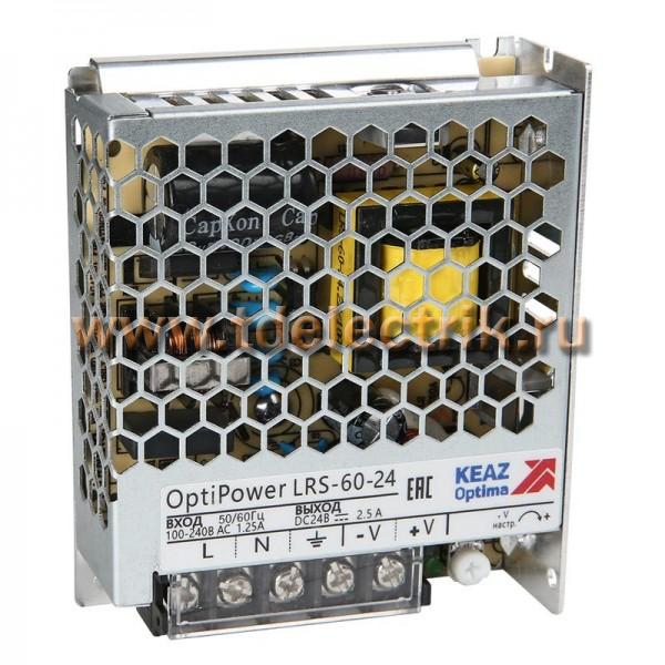Фотография №1, OptiPower LRS Блоки питания панельные															
