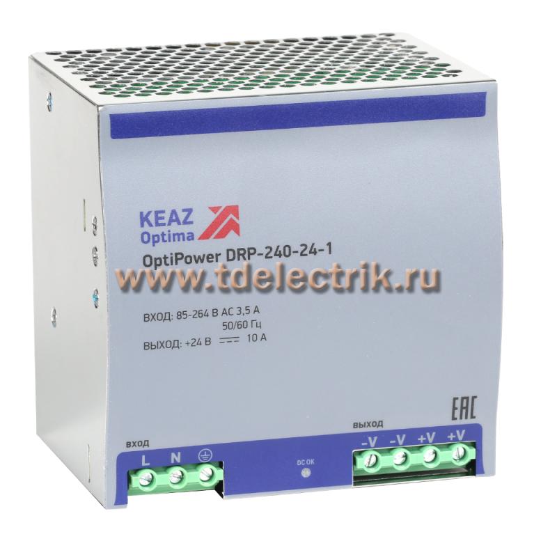 Фотография №1, Блок питания OptiPower DRP-240-24-1