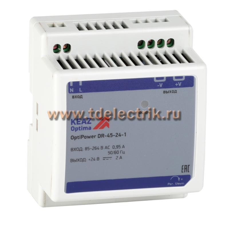 Фотография №1, Блок питания OptiPower DR-45-24-1