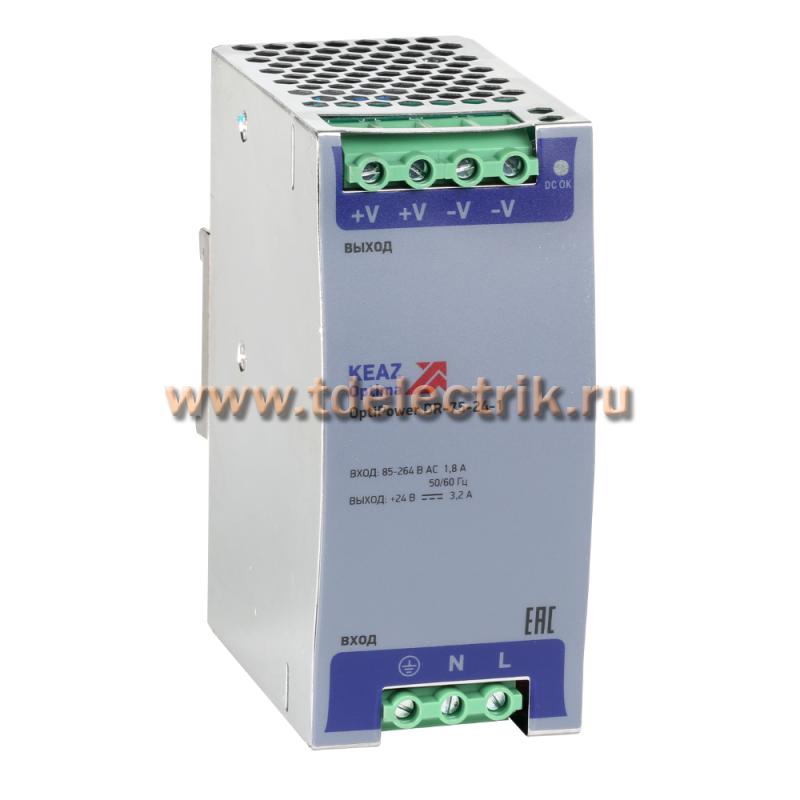 Фотография №1, Блок питания OptiPower DR-75-24-1