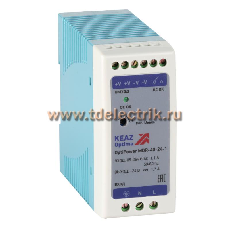 Фотография №1, Блок питания OptiPower MDR-40-24-1