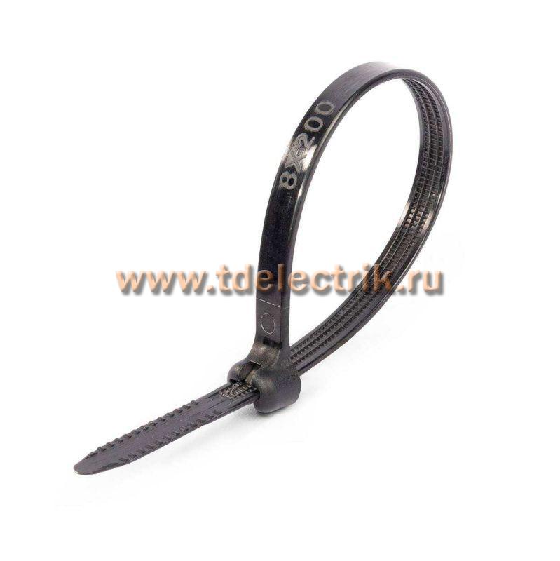 Фотография №1,  Стяжка нейлоновая КСЗ 10x600 (черн) (100шт) (Fortisflex)