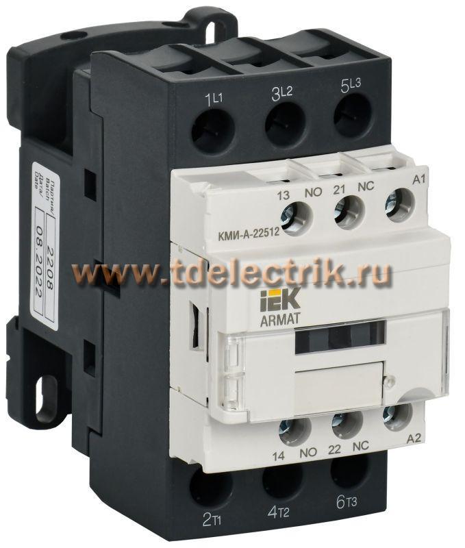Фотография №1, ARMAT Контактор КМИ-А-22512 LC1D 25А 36В/АС3 1NO/1NC IEK