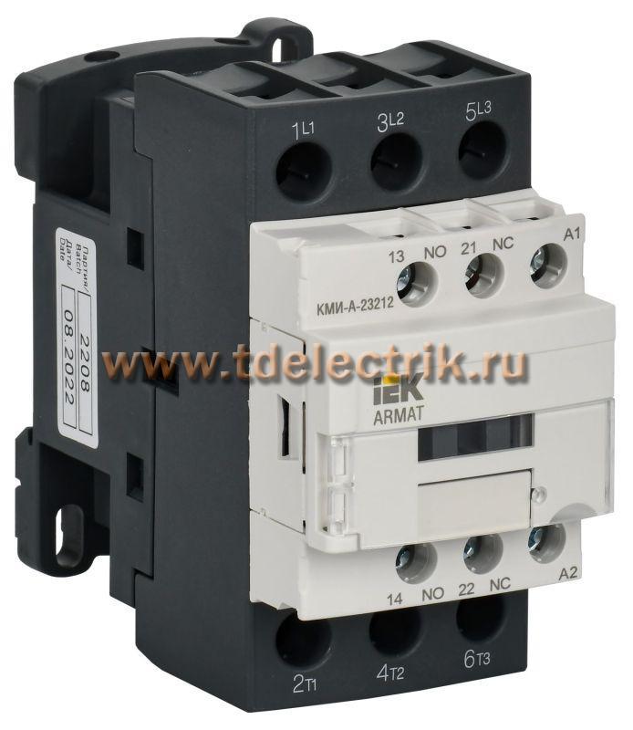 Фотография №1, ARMAT Контактор КМИ-А-23212 LC1D 32А 24В/АС3 1NO/1NC IEK