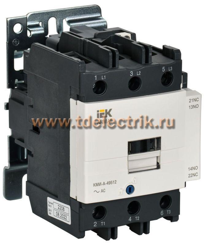 Фотография №1, ARMAT Контактор КМИ-А-49512 LC1D 95А 48В/АС3 1NO/1NC IEK