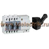 Фотография №1, Выкл.-разъед. Vistop 3P 100 A - рукоятка сбоку - черная ручка