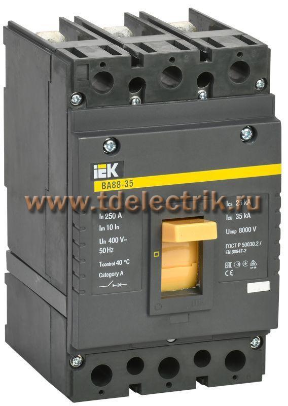 Фотография №1, Авт. выкл. ВА88-35 3Р 250А 35кА IEK