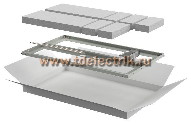 Фотография №1, ITK Дверь перфорированная двустворчатая для шкафа LINEA N 18U 600мм серая