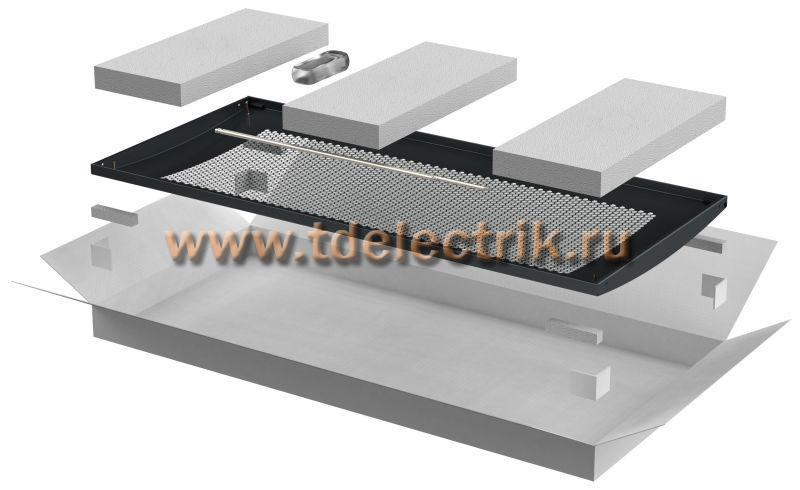 Фотография №1, ITK LINEA N Дверь перфорированная 600мм для шкафа 42U черная