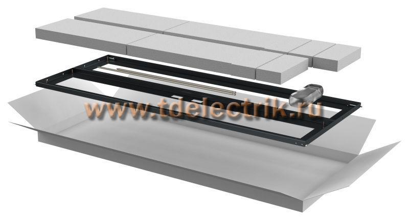 Фотография №1, ITK Дверь перфорированная двустворчатая для шкафа LINEA N 28U 600мм черная