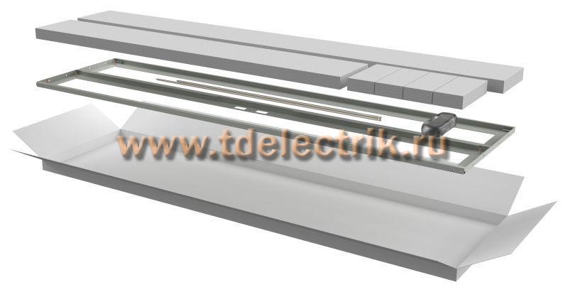Фотография №1, ITK Дверь перфорированная двустворчатая для шкафа LINEA N 42U 600мм серая