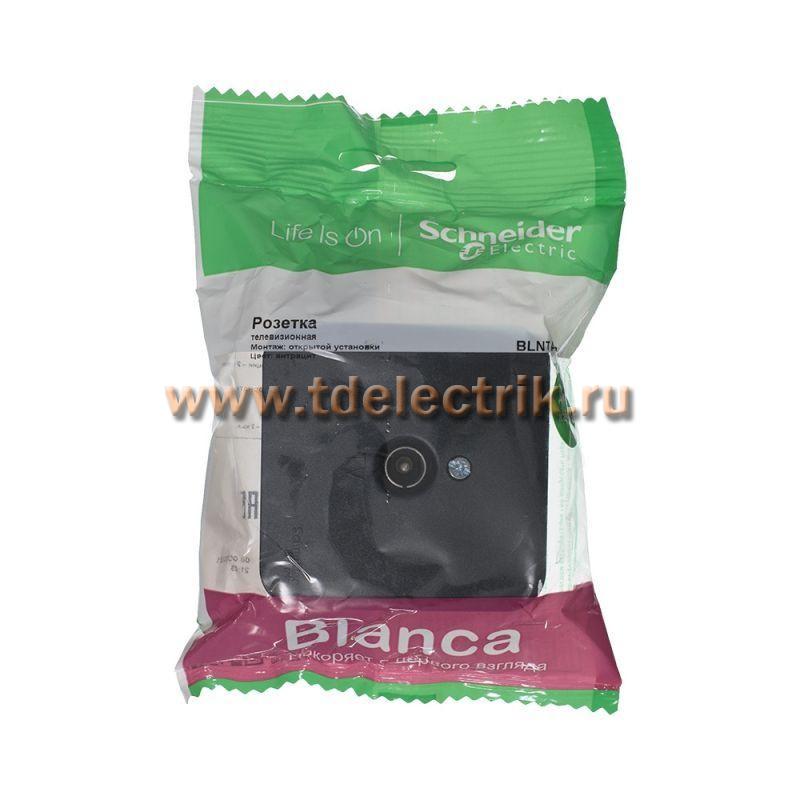 Фотография №1, BLANCA О/У КОННЕКТОР ТВ изол.пл.,антрацит