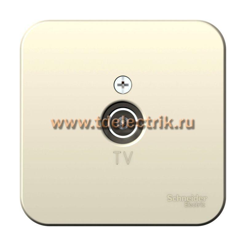 Фотография №1, BLANCA О/У КОННЕКТОР ТВ изол.пл.,молочный