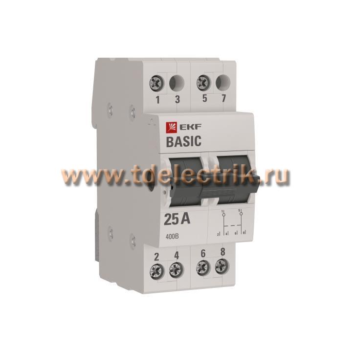 Фотография №1, Трехпозиционный переключатель 2P 32А EKF Basic