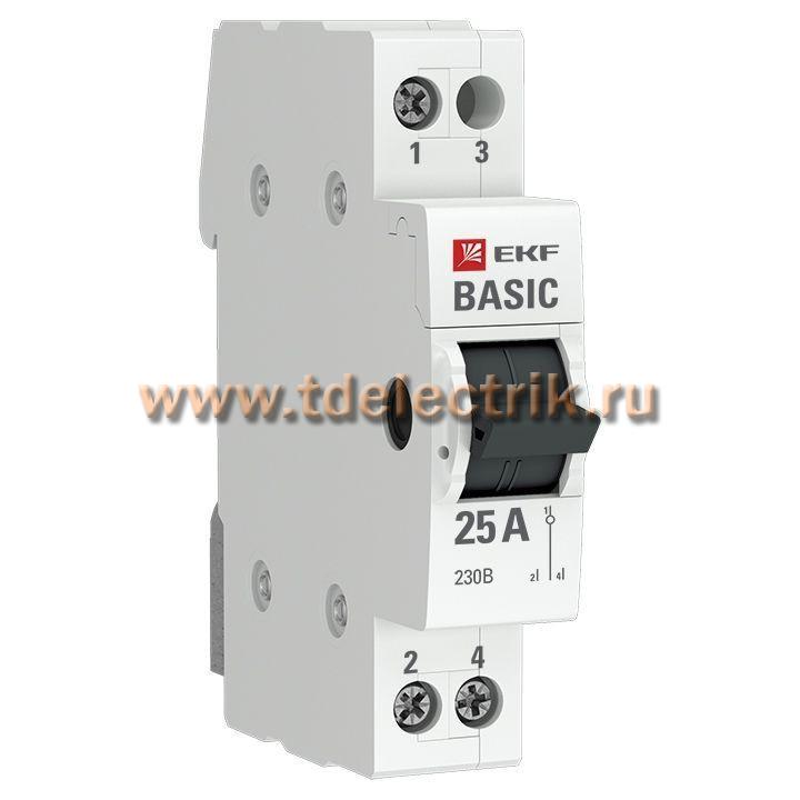 Фотография №1, Трехпозиционный переключатель 1P 25А EKF Basic