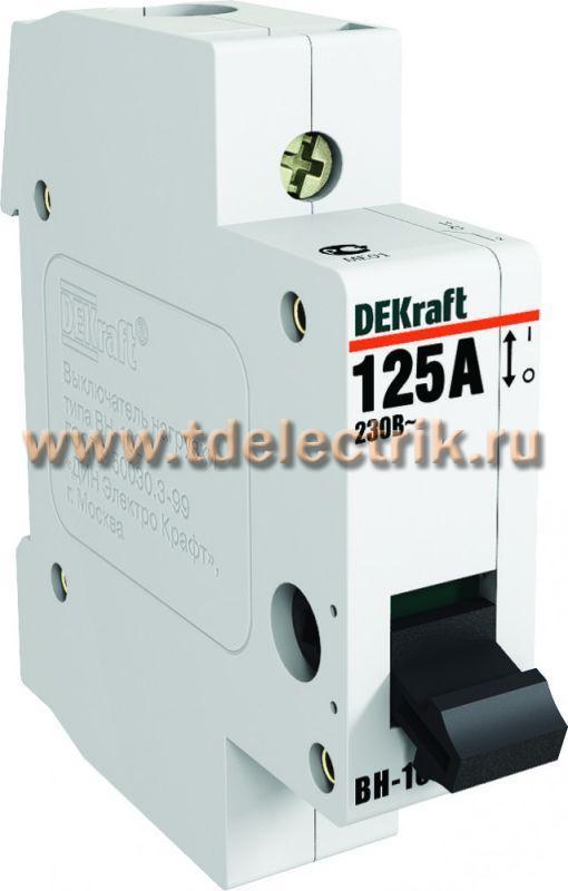 Фотография №1, Выключатель нагрузки 1Р 32А ВН-102
