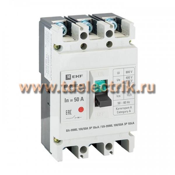 Фотография №1, Выключатели автоматические ВА-99МL до 250А 15-20кА EKF Basic