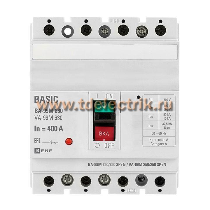 Фотография №1, Выключатель автоматический ВА-99М  630/400А 3P+N 50кА EKF PROxima