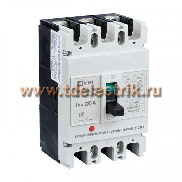 Фотография №1, Выключатели автоматические ВА-99МL до 250А 15-20кА EKF Basic