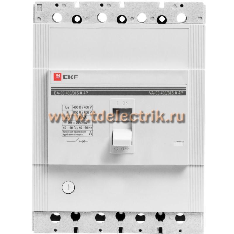 Фотография №1, Выключатель автоматический ВА-99  400/315А 4P 35кА EKF PROxima