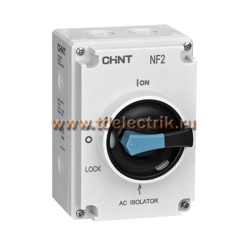 Фотография №1, Выключатель-разъединитель NF2-100/3BO в пластиковом коробе IP65 (R)