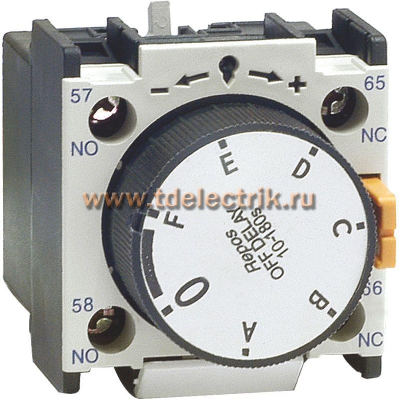 Фотография №1, Приставка выдержки времени на вкл.F5-T4 (10-180 сек) к контакторам NC1, NC2 и NXC (R)