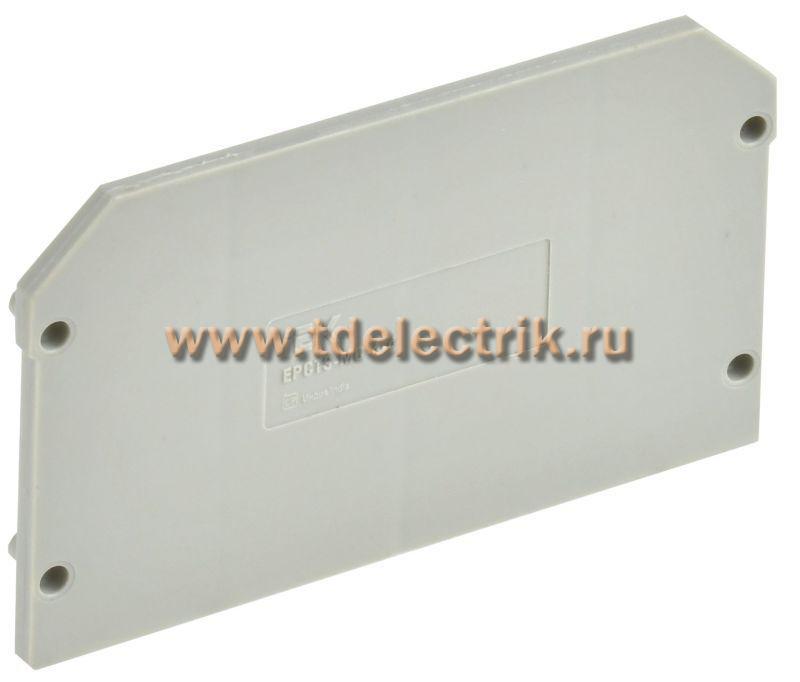 Фотография №1, Заглушка для CTS-MC 4 вывода 4мм2 серая IEK