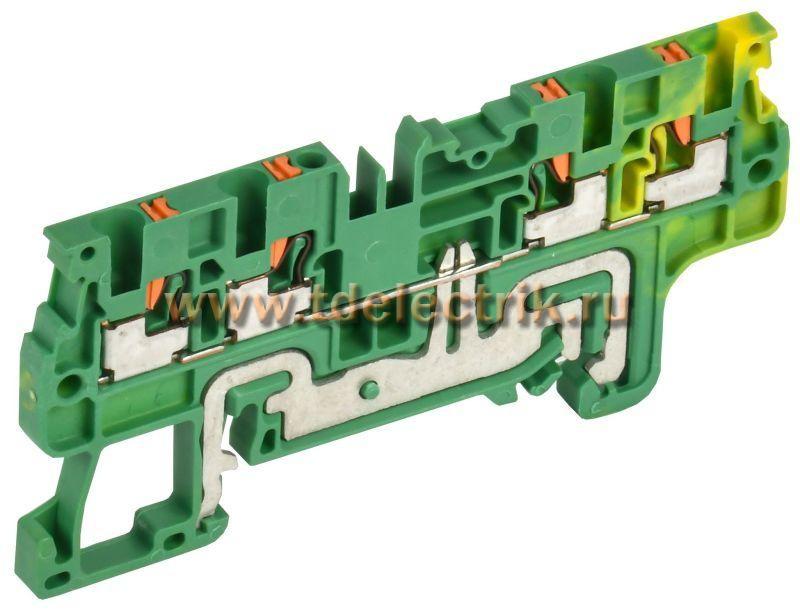 Фотография №1, ARMAFIX Клемма Push-in CP-MC-PEN земля 4 вывода 1,5мм2 IEK