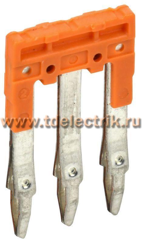 Фотография №1, ARMAFIX Перемычка втычн. для клемм CP/СY/CX 2,5мм2 3PIN IEK