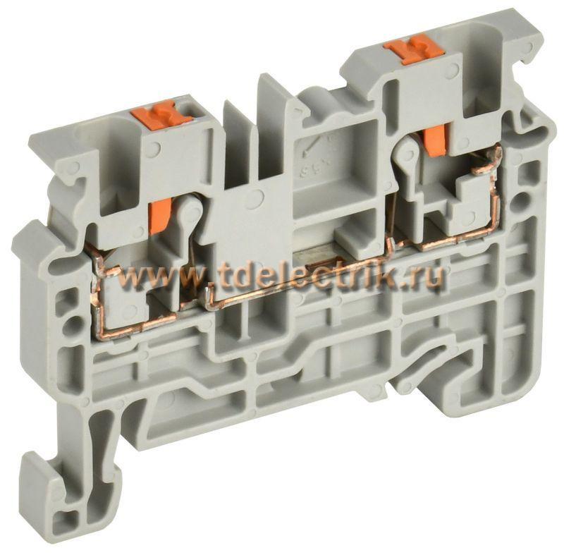 Фотография №1, ARMAFIX Клемма Push-in CP 2,5мм2 серая IEK