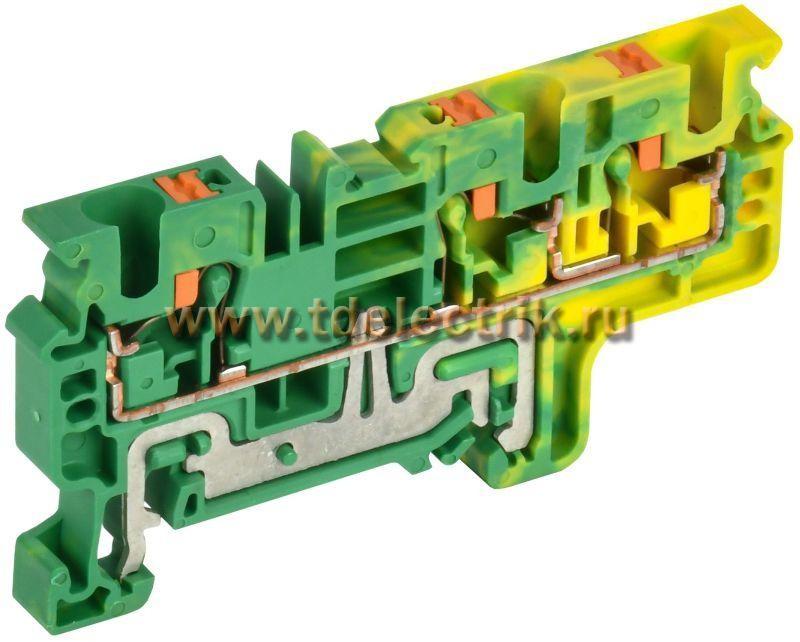 Фотография №1, ARMAFIX Клемма Push-in CP-MC-PEN земля 3 вывода 4мм2 IEK