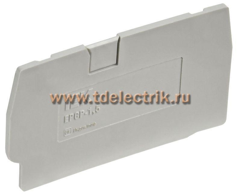 Фотография №1, Заглушка для CP 1,5мм2 серая IEK
