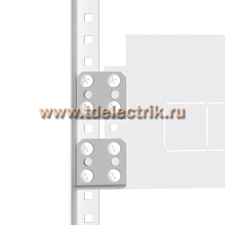 Фотография №1, Комплект монтажных пластин для вертикальных перегородок (4 шт) EKF AVERES