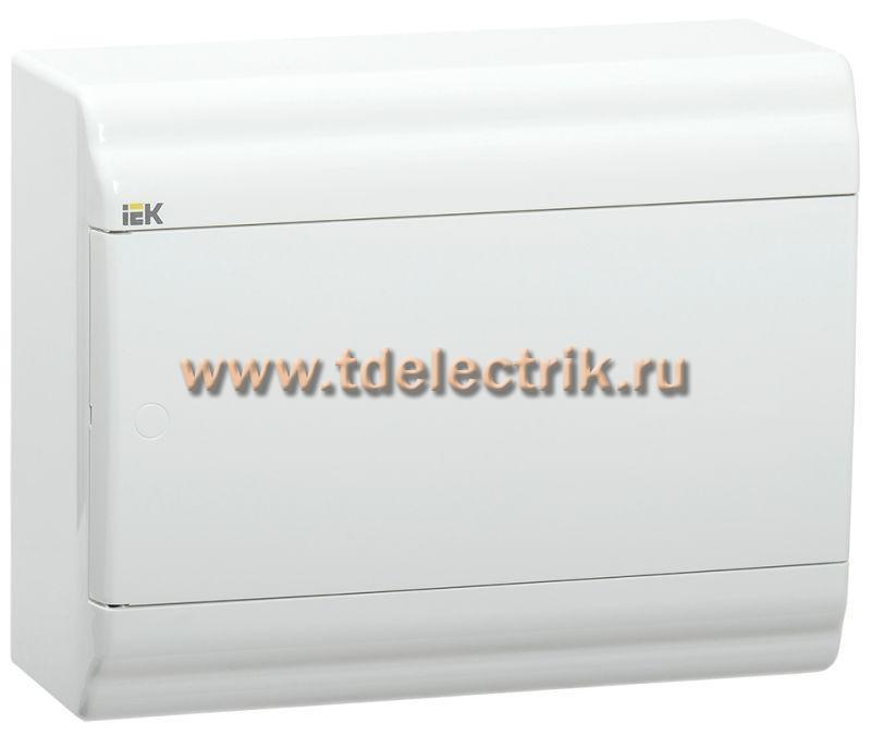 Фотография №1, PRIME Корпус пластиковый ЩРН-П-9 белый/белая дверь IP41 IEK
