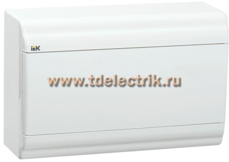 Фотография №1, PRIME Корпус пластиковый ЩРН-П-12 белый/белая дверь IP41 IEK