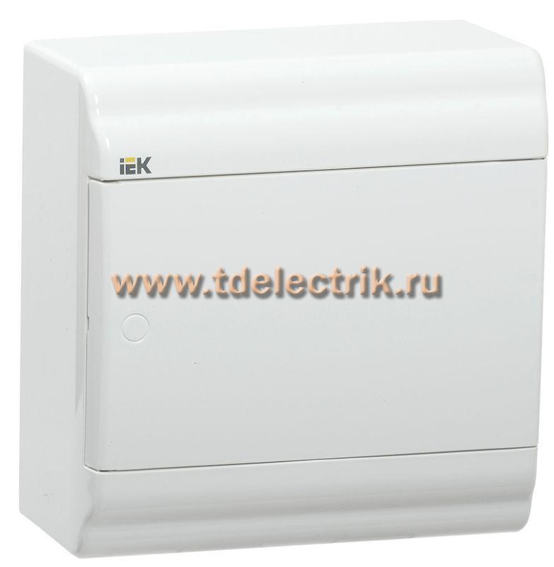 Фотография №1, PRIME Корпус пластиковый ЩРН-П-6 белый/белая дверь IP41 IEK