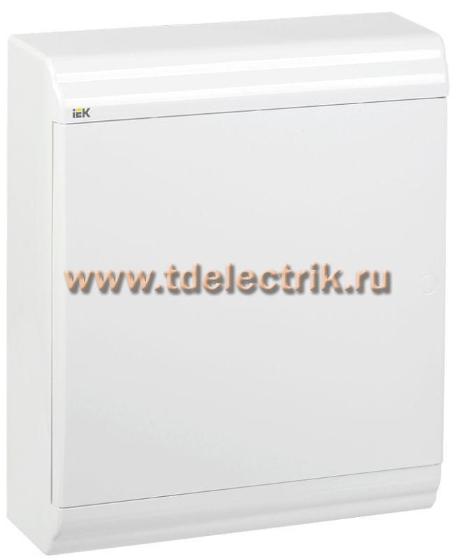 Фотография №1, PRIME Корпус пластиковый ЩРН-П-24 белый/белая дверь IP41 IEK