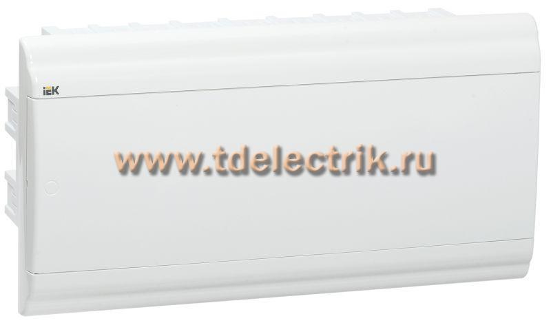 Фотография №1, PRIME Корпус пластиковый ЩРВ-П-18 белый/белая дверь IP41 IEK