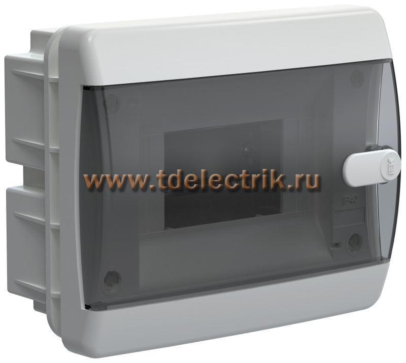 Фотография №1, UNION Compact Корпус пласт. ЩРВ-П-6 IP41 черн. пр. дв. IEK