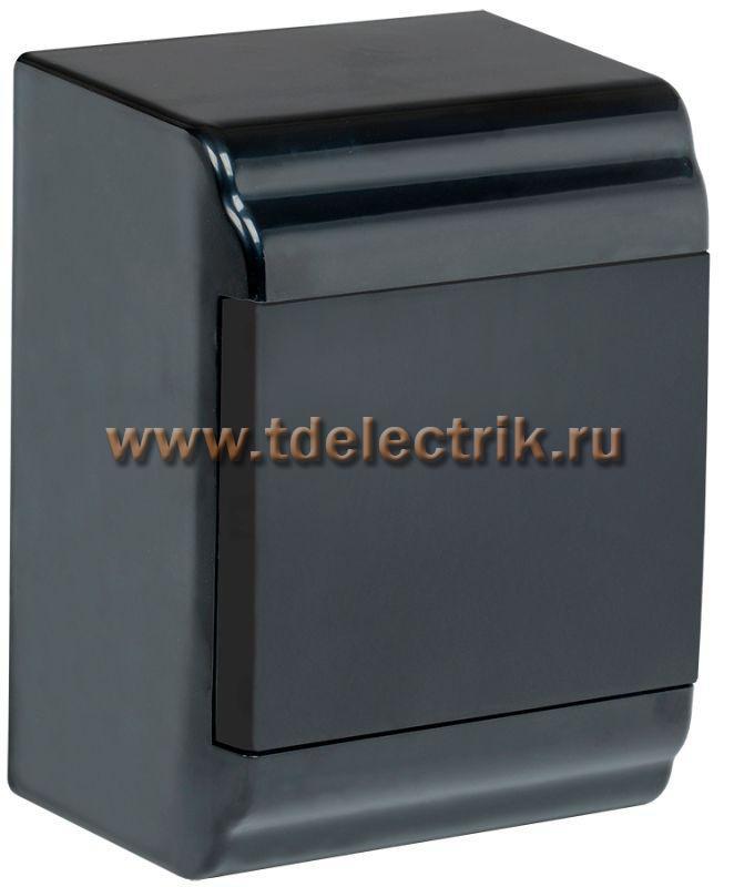 Фотография №1, PRIME Корпус пластиковый ЩРН-П-4 черный IP41 IEK