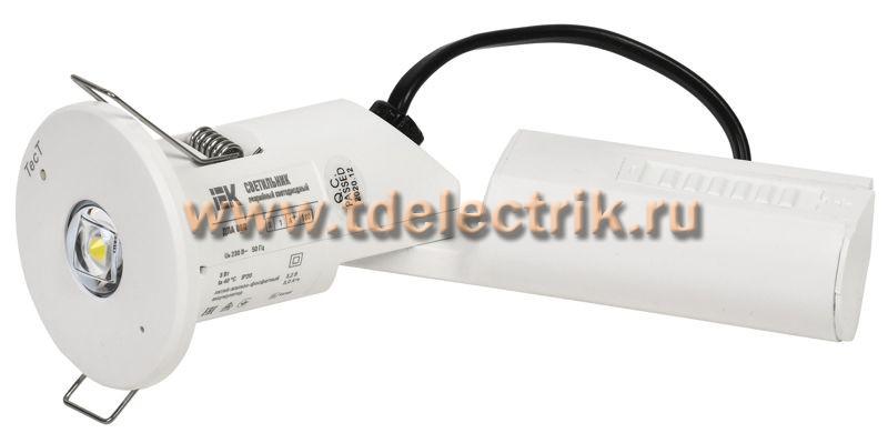 Фотография №1, Светильник аварийный ДПА 060 непост. 3ч IP20 IEK